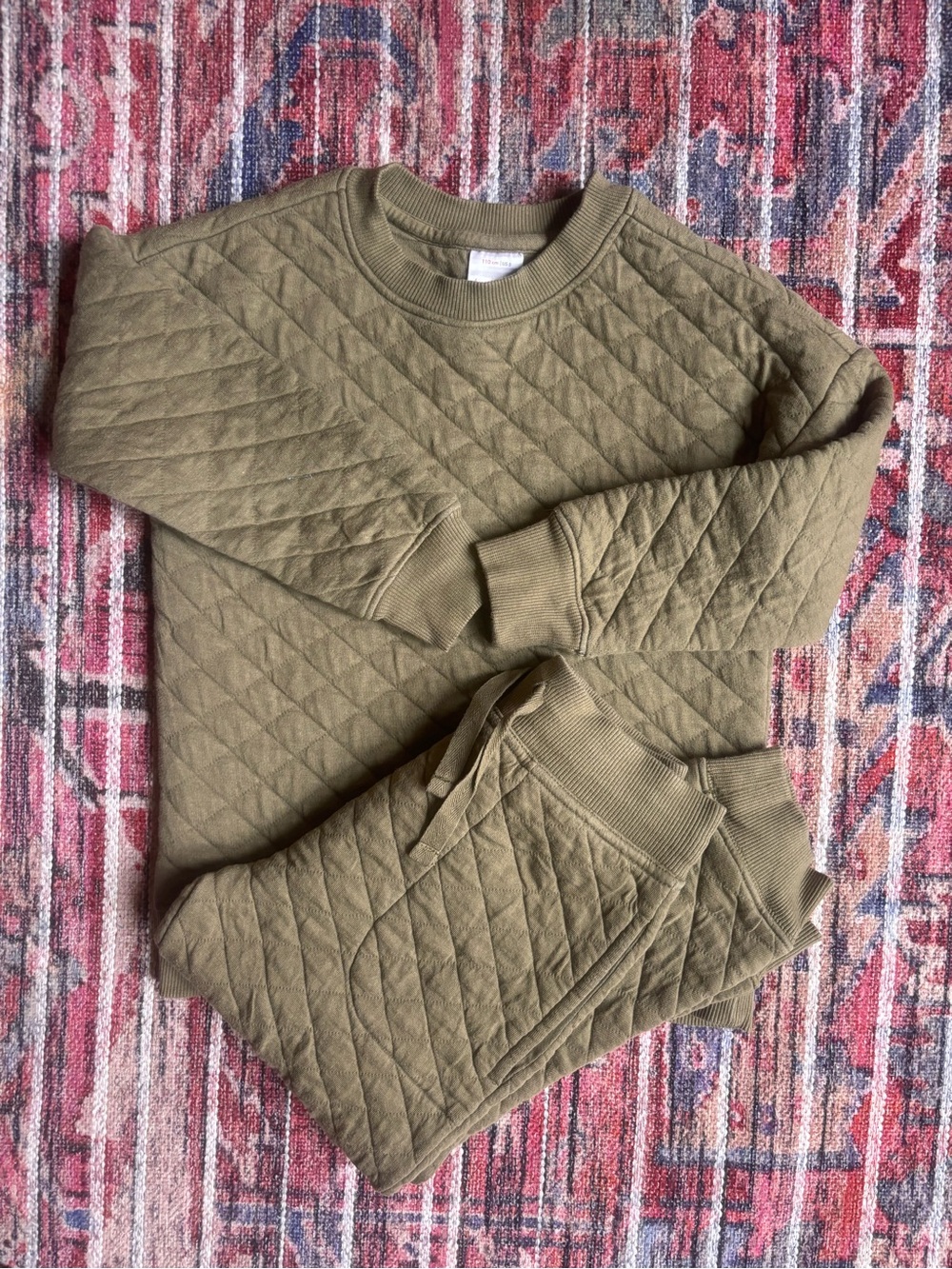 Hanna Andersson 5T Cotton Quilted Sweatsuit
